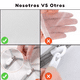 thumbnail image 5 of Set 4 Bolsas blancas para Lavandería de malla transpirable para ropa delicada, 5 of 8