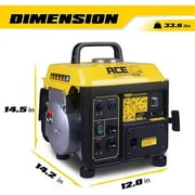 Aceup Energy 1,200W Gas-Powered Generator, Portable Generator Camping Ultralight, EPA & CARB Compliant