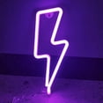 thumbnail image 3 of Cartel de , luz de LED USB para fiesta, lámpara de Púrpura Zulema Luz de letrero de neón, 3 of 8