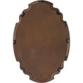thumbnail image 6 of Sintosin Wall Mirror 16"x23" Oval, Farmhouse Rustic Wood Bathroom Mirror, Vintage Handmade Finish for Living Room, Bedroom & Entryway Decor, 6 of 8