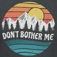 thumbnail image 3 of Teelocity Don't Bother Me Graphic T-Shirt (Medium - Standard Fit, Charcoal Heather), 3 of 4