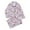 white, variant on Womens Pajamas Trendy Printed Collar Long Sleeve Long Pants Womens Pjs,White-1,L