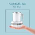 thumbnail image 2 of HLONK New Portable Countertop Small Ice Maker Machine Mini Mini Smart Beverage Cup Quick Car Ice Maker Ice Machine Home Camp Party, 2 of 5