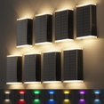thumbnail image 1 of Luces solares de pared exteriores UGDLUCK IP67 a prueba de agua, 8 modos, 1 of 7