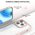 thumbnail image 3 of ULAK iPhone 14 Pro Max Case, Slim Shockproof Bumper Phone Case for Apple iPhone 14 Pro Max 6.7 inch for Women Girls Boys Men, Pink Clear, 3 of 9