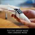 thumbnail image 6 of LEGO Icons Concorde Model Aircraft, Gift for Adults, Build a Replica Model of the World’s Most Famous Supersonic Commercial Passenger Plane with Authentic Details and Functional Pieces, 10318, 6 of 8