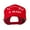Red, variant on Angry Text Emoticon Embroidered Snapback Cap - Red OSFM
