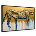 thumbnail image 1 of Cuadro Decorativo Marco Flotante Canvas Revolution Majestad Derretida 90x60 Marco Negro, 1 of 3