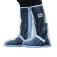 thumbnail image 1 of 1 Pair Boot Covers High-tube Dustproof Non-Slip Zipper Design Wear-resistant Shoe Protection Thickened Overshoes Rain Boot Covers Rain Accessory, 1 of 11