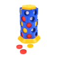 thumbnail image 1 of Divertidos Juguetes Giratorios Y Giratorios Educativos Cuatro Ajedrez Consecutivos Rompecabezas De Plástico Para Niños Juego De Conexión De Fila Colorida Juguetes Domésticos Portátiles Para El Hogar Eigraketly FN002606-00, 1 of 6