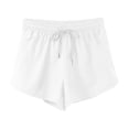 thumbnail image 6 of KPOPLK Women's Hiking Liner Shorts Lightweight Quick Dry 5" Shorts Water Resistant with Zipper Pockets Size L,White, 6 of 6