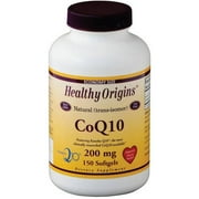 Healthy Origins CoQ10, Kaneka Q10, 100% Natural, 200mg, 150 CT