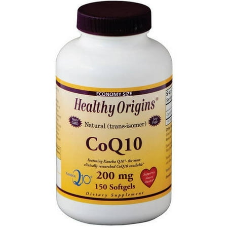 Healthy Origins CoQ10, Kaneka Q10, 100% Natural, 200mg, 150 CT