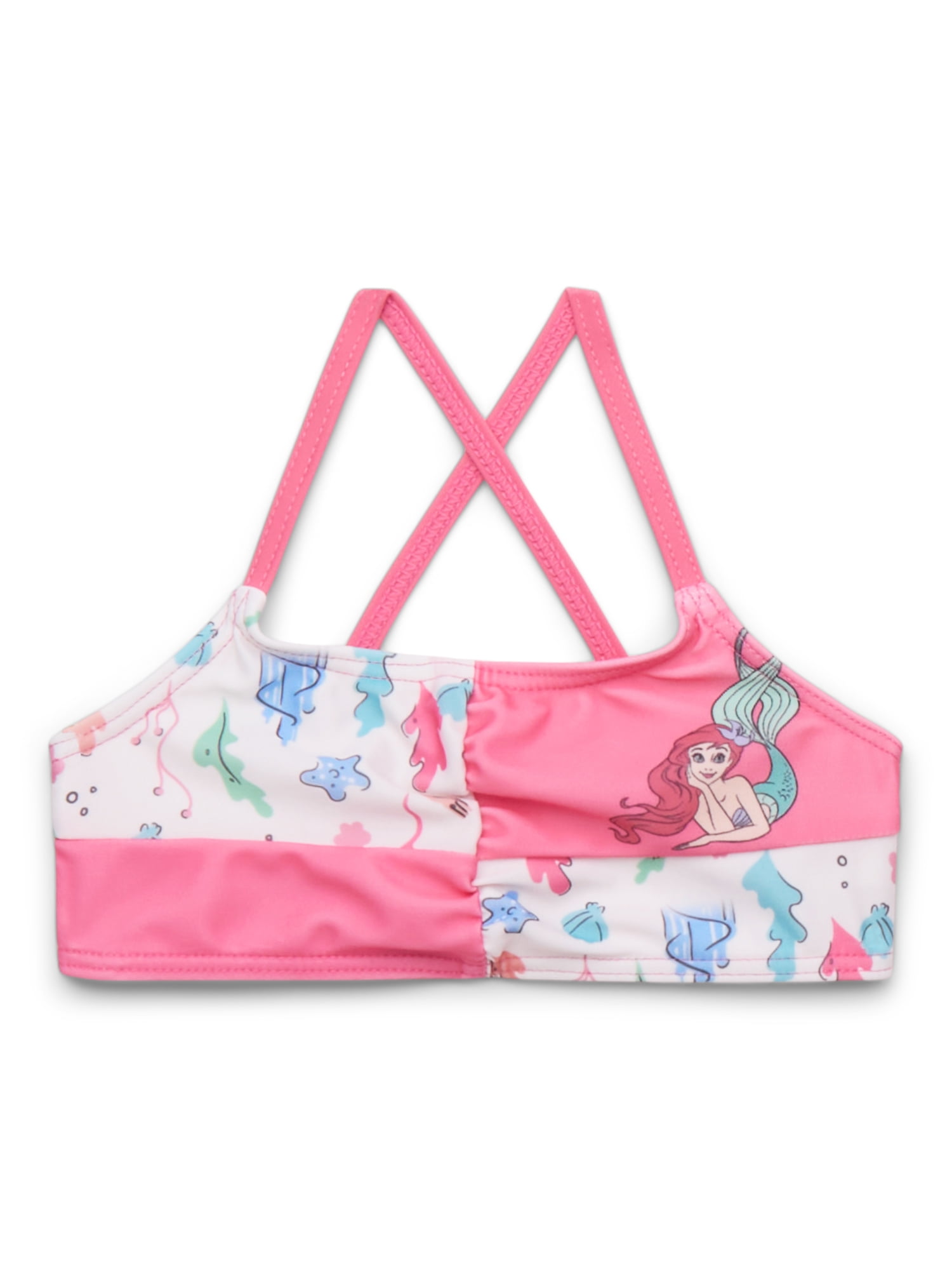 Character Toddler Girl Rash Guard and Bikini Swimsuit Set, 3-Piece, Sizes 12M-5T