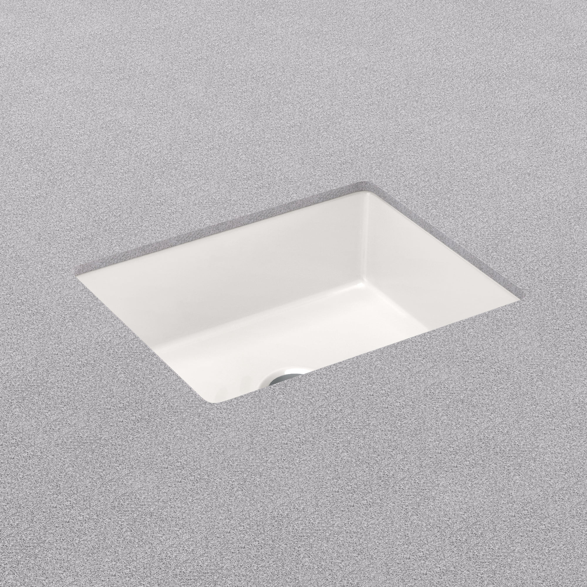 proflo pf1713u 19-7/8" undermount bathroom sink with overflow