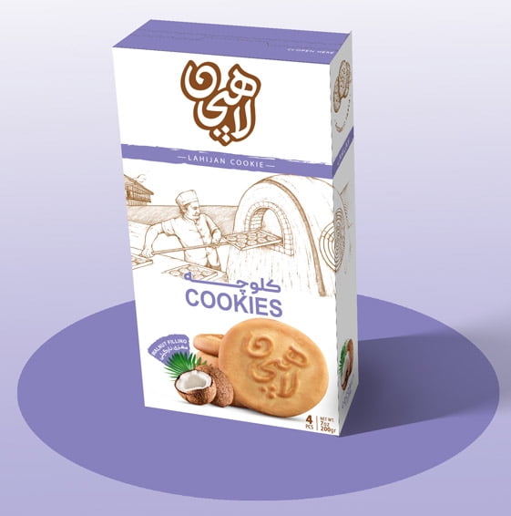 coconut filiing Lahijan koloocheh- pack of 5 boxes coconut filling Lahijan koloocheh, persian cookie…