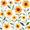 Sunflowers and Leaves Pattern, variant on Yayeee LED Plug in Night Light for The Home with Auto Dusk to Dawn Light Sensors, 2 Pack, Flowers and Leaves