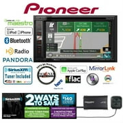 Pioneer AVIC-6100NEX DVD Navigation Receiver & SiriusXM SXV300v1 Satellite Radio