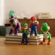 Super Mario Galaxy Movie Mairo, Luigi, Yoshi & Wonder Bowser Jr. Action Figure