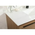 thumbnail image 4 of Elegant Decor Roman 40" Aluminum MDF Single Bathroom Vanity in Walnut Brown, 4 of 8