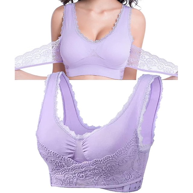 Tourmaline Shaping Wireless Silky Bra, Lymphvity Detoxification And Shaping Powerful Lifting Bra For Women