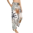 thumbnail image 2 of Fotbe Tropical Leaves Women's Pajama Pants,Sleepwear Pants,Pj Bottoms Drawstring And Pockets-X-Large, 2 of 9