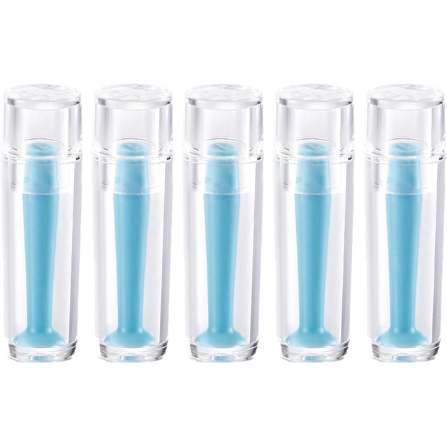 SHTCSZBA Hard Contact Lens Remover Tool for Scleral and RGP Lens Inserter, Silicone Rubber Eye Contact Remover Pluger Suction Cup - 5 Pieces, HCLR-005