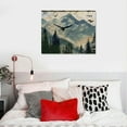 thumbnail image 5 of Shiartex Wild Animal Canvas - Rustic Cabin Decor Wildlife Wall Art - Deer Wolf Eagle Bear Canvas Wall Art - Woodland Wall Art - Cabin Wall Art 20x16in, 5 of 6