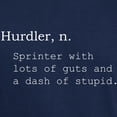 thumbnail image 3 of CafePress - Hurdler Dark T Shirt - Men's Classic Graphic Cotton T-Shirt, 3 of 4