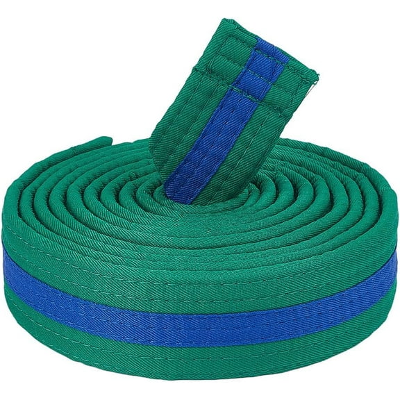 Polyester Taekwondo Belt Martial Arts Perfomance Accessories Green 2800x40x5.5mm