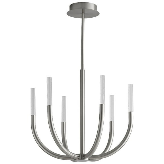 Oxygen Lighting - Prestoi - 19.5 Inch 30W 5 LED Chandelier-Satin Nickel Finish