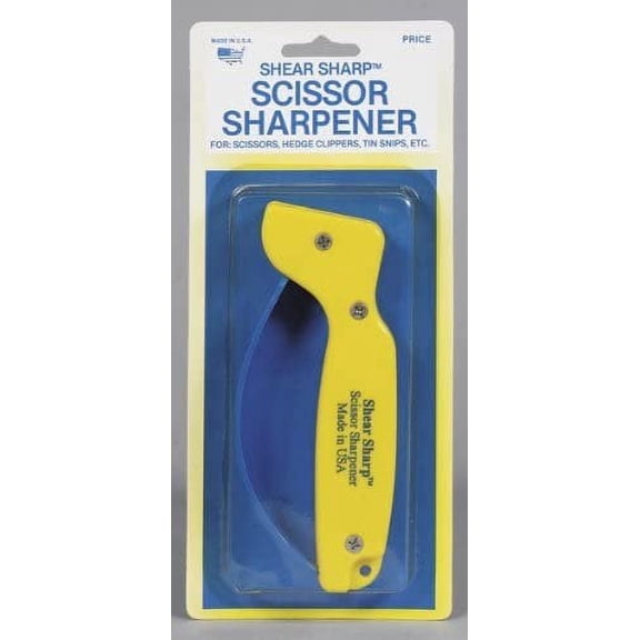 Fortune Products AccuSharp Shearsharp Scissors Sharpener - Double-Sided, 1-Stage - Yellow