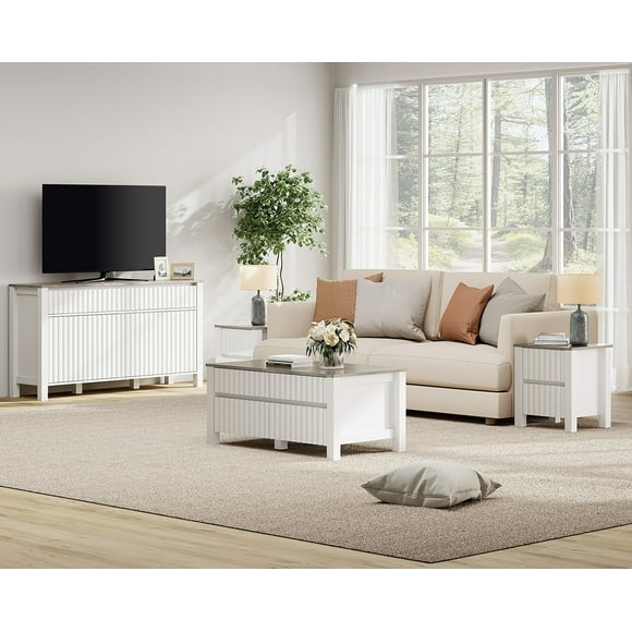 Tv Stand Coffee Table End Table Set