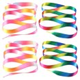 thumbnail image 4 of Mobutofu 2Pairs Flat Polyester Shoelace for Athletic Activities Multicolor, 4 of 8