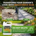 thumbnail image 4 of 68oz Professional Grade Landscape Adhesive, Rock & Gravel Binder Curing Agent, Suitable For Stone, Mulch, Pebble And Pea Gravel, For Concrete Surfaces & Driveways, 4 of 8