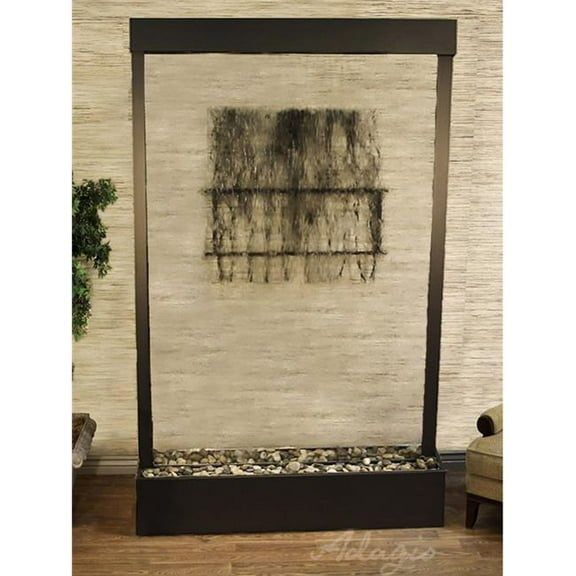 Adagio GRC3550 Grandeur River Center Mount Free Standing Fountain - Antique Bronze-Clear-Glass