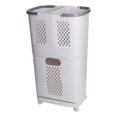 thumbnail image 4 of Cesta organizadora para ropa sucia con ruedas, 3 compartimentos, cestas extraíbles, estable, ahorra espacio, ideal para dormitorio, lavandería, hogar,, 4 of 8