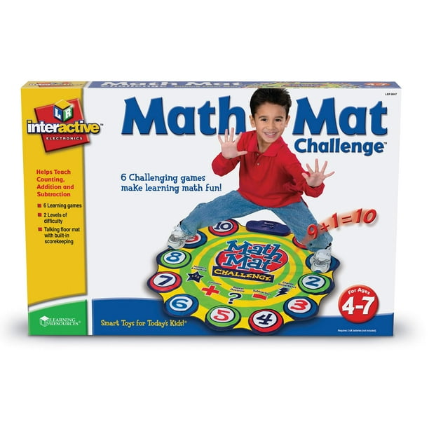 LEARNING RESOURCES LER0047 MATH MAT CHALLENGE GAME-GR. PREK+