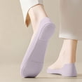 thumbnail image 2 of Cmfcve 4 Pairs Arch Support Socks for Women No Show Liner Socks Non-Slip Cushion Socks, 2 of 8