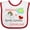 White and Red, variant on Inktastic Someone in North Carolina Loves Me Boys or Girls Baby Bib
