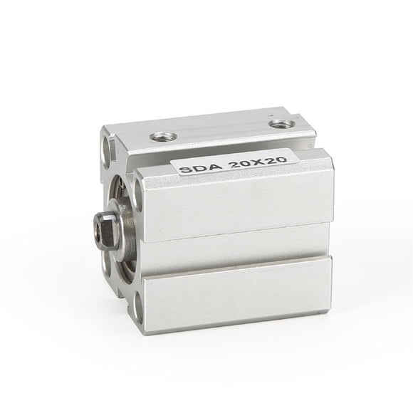Cylindre de Piston Pneumatique Compact SDA20 Double Action 5/10/20/25/30/50mm pour Femme, Résistant à l'Usure
