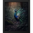 thumbnail image 2 of Maki 15x18 Black Modern Wood Framed Wall Art Titled - The Showoff Iii, 2 of 6