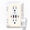 WHITE-WITH LIGHT, variant on LAJCAEN 6 Outlet Extender Multi Plug Wall Outlets with 4 USB Charging Ports (2 USB C Ports), 3 Sided 1050J Surge Protector Power Strip USB Wall Charger for Home, Office, Travel, White