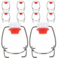 thumbnail image 1 of Alipis 10Pcs Flip Bottle Caps with Silicone Seals Easy Install Swing Top Lids for Home Brewing, 1 of 8