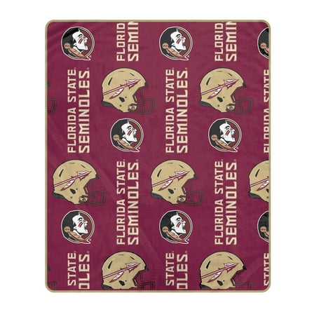 Pegasus Florida State Seminoles 50" x 60" Homefield Stacked Logos Ultra Soft Blanket