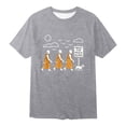 thumbnail image 4 of Gzbliryd Happy Easter T Shirt Rabbit Graphic Tees Easter Gift Shirts for Teen Girls Summer Casual Short Sleeve Cartoon Tee Tops (Grey,7-8 Years), 4 of 4
