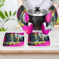 thumbnail image 6 of Funny Astronaut Oven And Pot Holders Sets, Heat Resistant Pads Kitchen Decor for Cooking Baking BBQ Grilling, Christmas Kitchen Gifts, 6 of 6