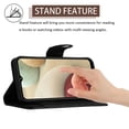 thumbnail image 5 of Elegant Case for Samsung A12 4G Wallet Case RFID Blocking Card Slots Holder with Shoulder&Crossbody Strap, Magnetic Folio Kickstand Handbag Flip Phone Cover for Samsung Galaxy A12 4G, Black, 5 of 8