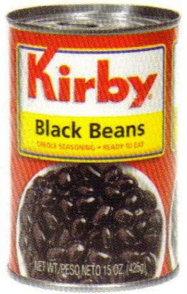 Goya Foods Kirby Black Beans, 15Ounce (Pack of 24)