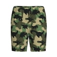 thumbnail image 4 of Naloa Camouflage Dinosaur Men's Short Pajama Pants, Lounge Comfort Shorts with Elasticized Waistband and Side Pockets - Medium, 4 of 9